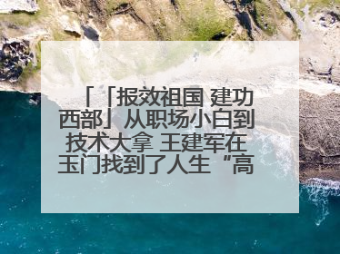 「报效祖国 建功西部」从职场小白到技术大拿 王建军在玉门找到了人生“高光时刻”