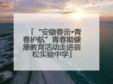 “安徽春蕾•青春护航”青春期健康教育活动走进宿松实验中学