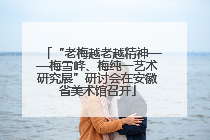 “老梅越老越精神——梅雪峰、梅纯一艺术研究展”研讨会在安徽省美术馆召开