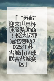 “苏超”迎来世界杯顶级赞助商！悦达起亚冠名赞助2025江苏省城市足球联赛盐城赛区