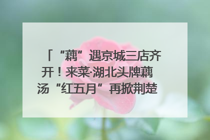 “藕”遇京城三店齐开！来菜·湖北头牌藕汤“红五月”再掀荆楚美食文化风暴