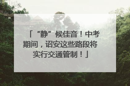 “静”候佳音！中考期间，诏安这些路段将实行交通管制！