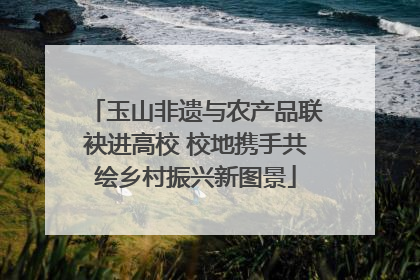 玉山非遗与农产品联袂进高校 校地携手共绘乡村振兴新图景