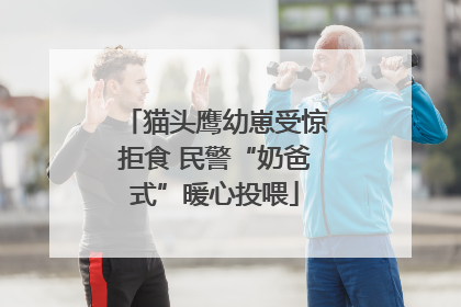 猫头鹰幼崽受惊拒食 民警“奶爸式”暖心投喂