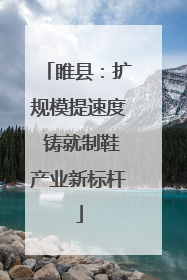 睢县：扩规模提速度 铸就制鞋产业新标杆