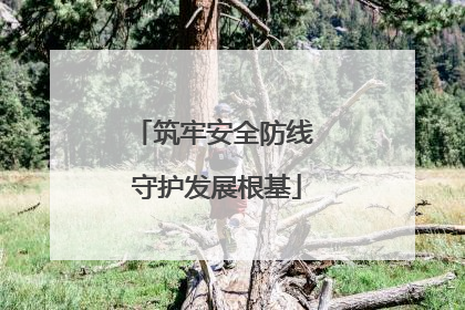 筑牢安全防线 守护发展根基