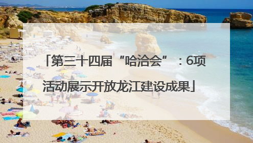 第三十四届“哈洽会”：6项活动展示开放龙江建设成果
