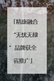 精康融合“无忧无棣”品牌获全省推广