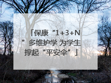 保康“1+3+N”多维护学 为学生撑起“平安伞”