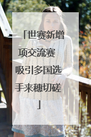 世赛新增项交流赛 吸引多国选手来穗切磋