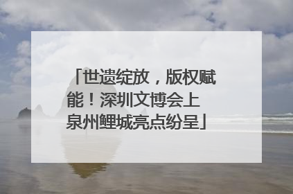 世遗绽放，版权赋能！深圳文博会上 泉州鲤城亮点纷呈