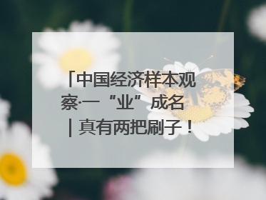 中国经济样本观察·一“业”成名｜真有两把刷子！“刷”出30亿级“颜值经济”