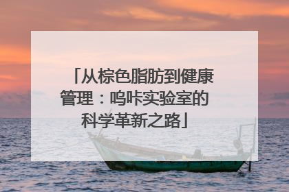 从棕色脂肪到健康管理：呜咔实验室的科学革新之路