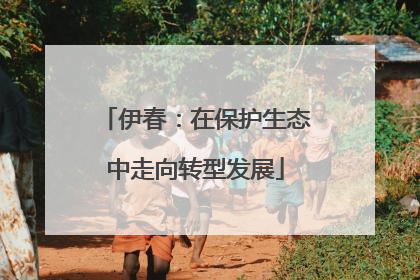 伊春：在保护生态中走向转型发展