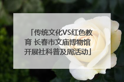传统文化VS红色教育 长春市文庙博物馆开展社科普及周活动