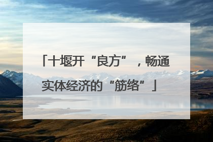 十堰开“良方”，畅通实体经济的“筋络”