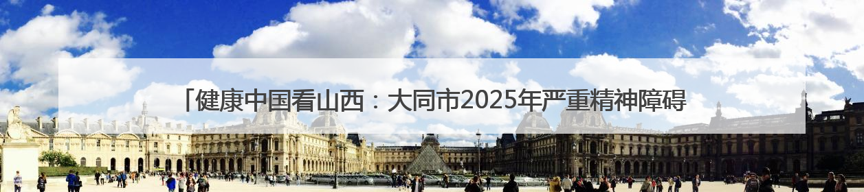 健康中国看山西：大同市2025年严重精神障碍管理治疗暨精神卫生质量控制中心工作培训班开班