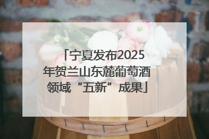 宁夏发布2025年贺兰山东麓葡萄酒领域“五新”成果