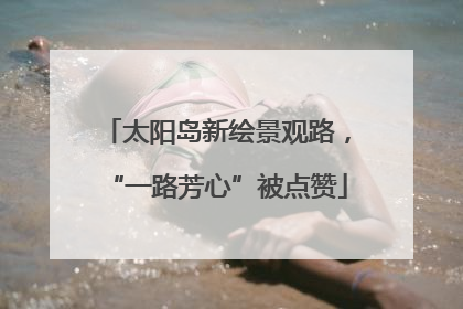 太阳岛新绘景观路，“一路芳心”被点赞