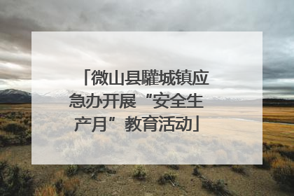 微山县驩城镇应急办开展“安全生产月”教育活动