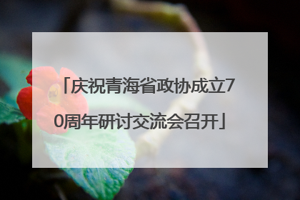 庆祝青海省政协成立70周年研讨交流会召开