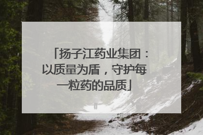 扬子江药业集团：以质量为盾，守护每一粒药的品质
