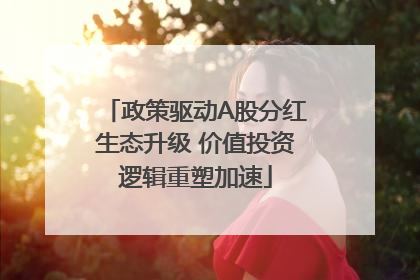 政策驱动A股分红生态升级 价值投资逻辑重塑加速