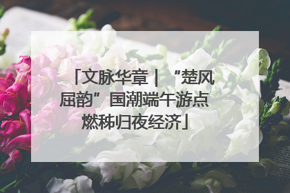 文脉华章｜“楚风屈韵”国潮端午游点燃秭归夜经济
