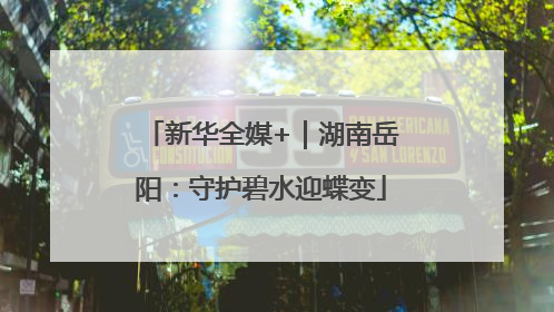 新华全媒+｜湖南岳阳：守护碧水迎蝶变