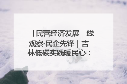 民营经济发展一线观察·民企先锋｜吉林低碳实践暖民心：太阳能供暖技术为北方清洁取暖破局