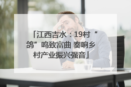江西吉水：19村“鸽”鸣致富曲 奏响乡村产业振兴强音