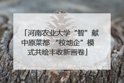 河南农业大学“智”献中原菜都 “校地企”模式共绘丰收新画卷
