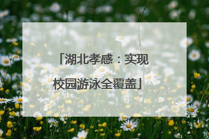 湖北孝感：实现校园游泳全覆盖
