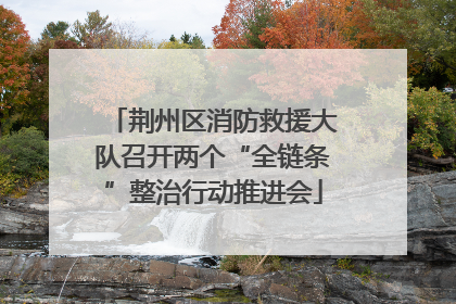 荆州区消防救援大队召开两个“全链条”整治行动推进会