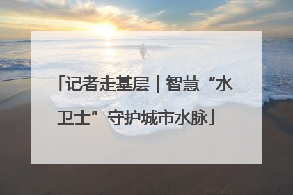 记者走基层｜智慧“水卫士”守护城市水脉