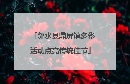 邻水县鼎屏镇多彩活动点亮传统佳节