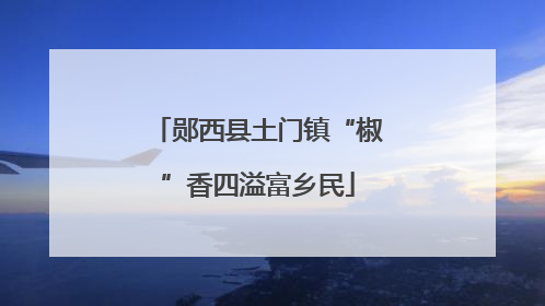 郧西县土门镇“椒”香四溢富乡民