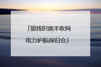 银线织就丰收网 电力护航保归仓