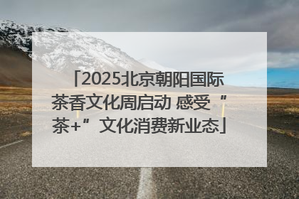 2025北京朝阳国际茶香文化周启动 感受“茶+”文化消费新业态
