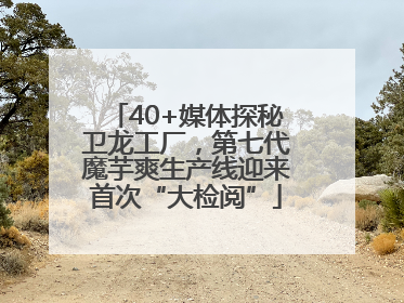 40+媒体探秘卫龙工厂，第七代魔芋爽生产线迎来首次“大检阅”